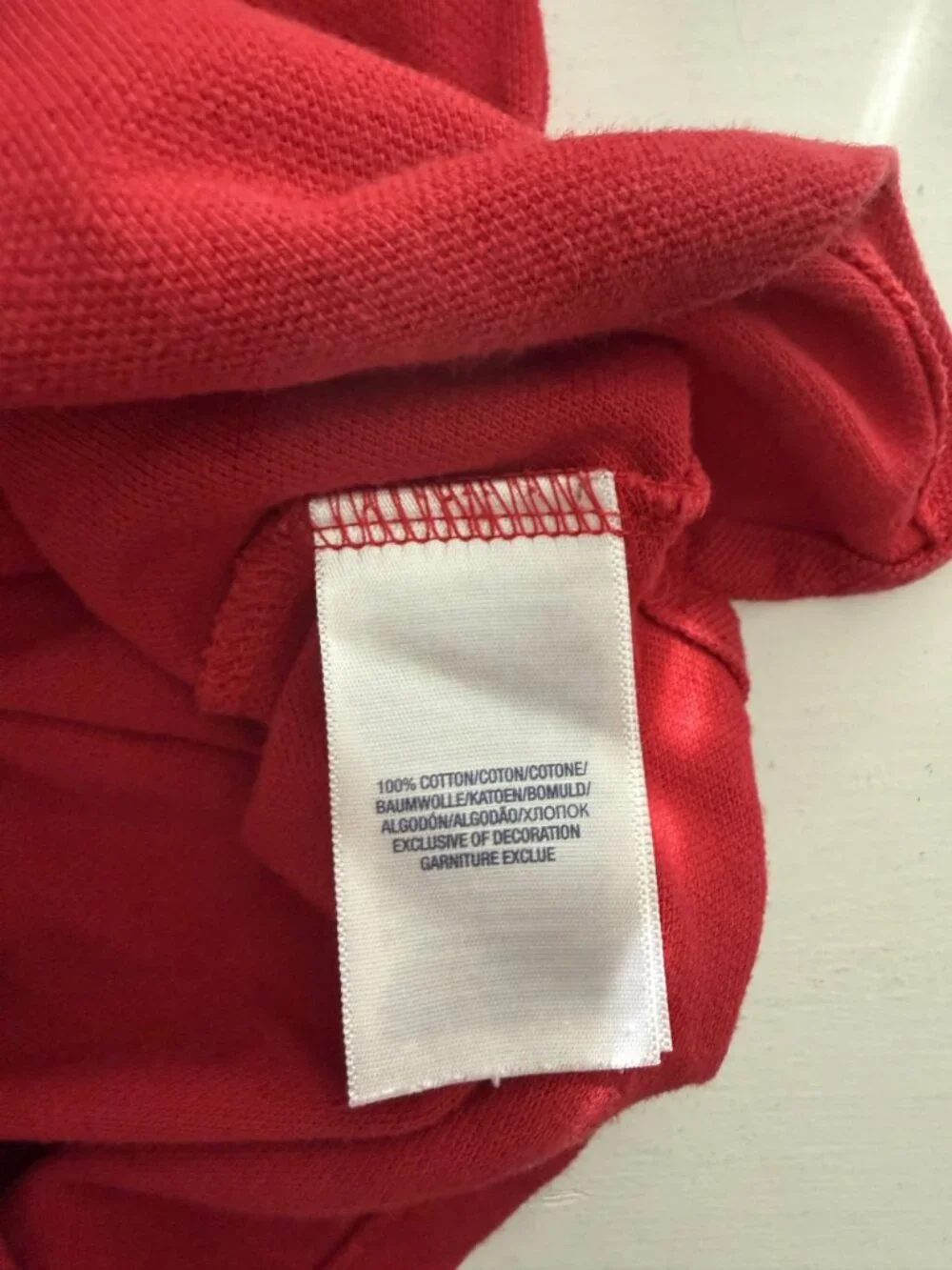 Polo Ralph Lauren Boys Polo Collared Shirt Red Size M 10-12 [jb]